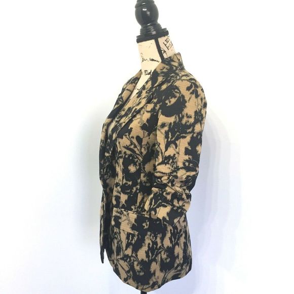 Coldwater Creek Blazer XS Brown 1 Button - Picture 7 of 8